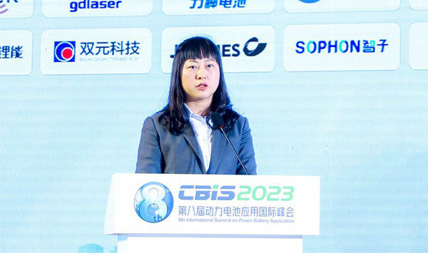 瑞浦蘭鈞能源股份有限公司副總裁侯敏：構(gòu)建電池全球產(chǎn)業(yè)鏈，賦能低碳未來(lái)