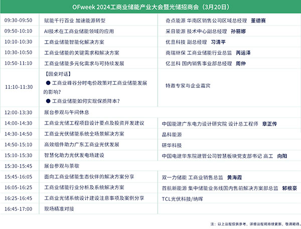開(kāi)放報(bào)名倒計(jì)時(shí)！3月19-20日OFweek 2024新能源產(chǎn)業(yè)協(xié)同發(fā)展大會(huì)即將召開(kāi)